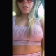 A blonde girl with a great body is driving her car when the desperate urge to poop strikes. When she makes it to the toilet, she shits into a plastic container inside of the port-potty booth. 720P vertical HD format. 272MB, MP4 file. About 13 minutes.